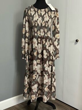 Jilly Box Mad About Style The Grace Midi Dress, Vintage Floral